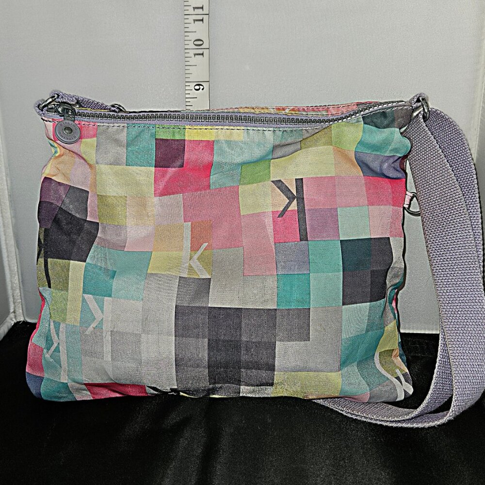 Kipling Multicolor Square Block Print Crossbody S… - image 2